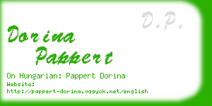 dorina pappert business card